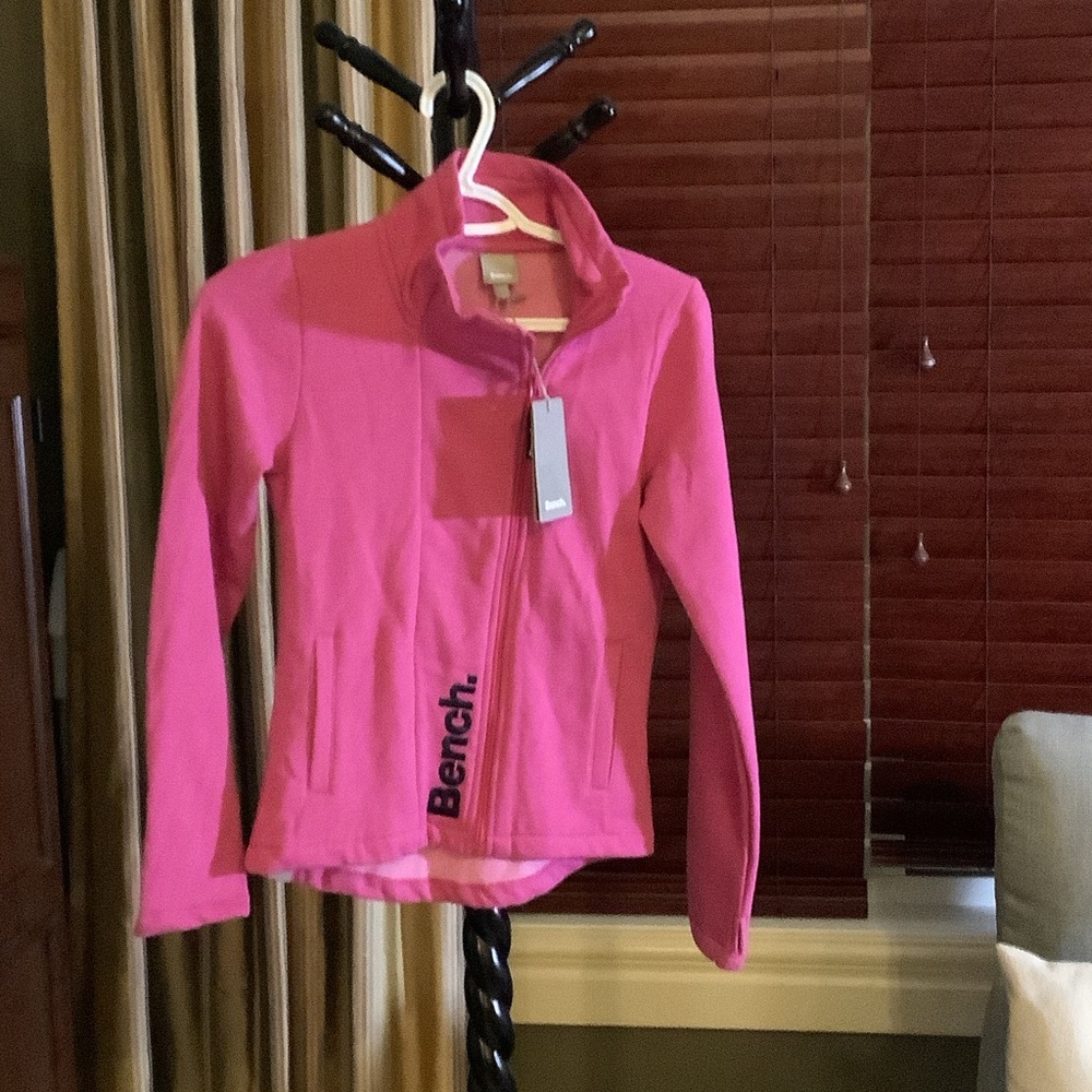 NWT Bench Kids Fuchsia zip-up Jacket